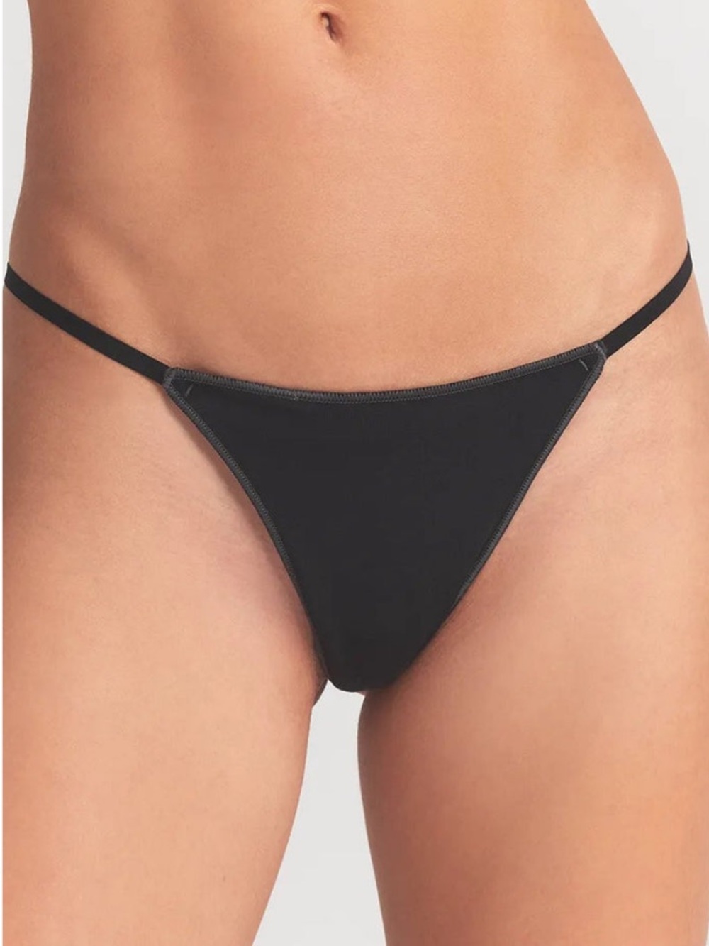 🖤 SKIMS Lightweight Cotton String Thong | Soot Tonal | M | NWT 🏷️